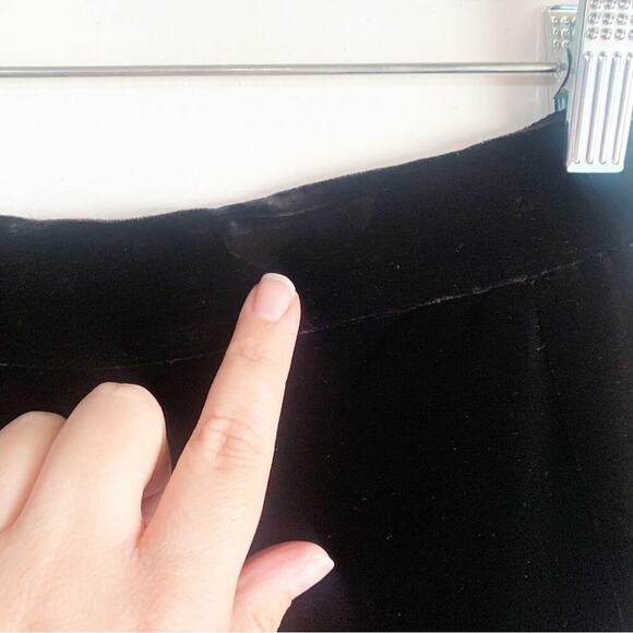 Jones New York Country Vintage Silk Blend Deadstock Gothic Velvet Maxi Skirt NWT - Picture 11 of 11